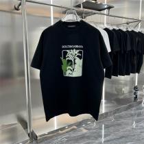 2026春夏の新作 ドルチェ＆ガッバーナ スーパーコピー Tシャツ バナナリーフ 柄 ロゴ プリント Dolce&Gabbana