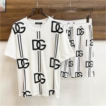 人気ブランド ドルチェ＆ガッバーナ コピー 上下セット DGロゴ プリント 2色 Dolce&Gabbana