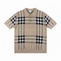 店長推薦 BURBERRY コピー ポロシャツ チェック柄 ニット ジャカード ...