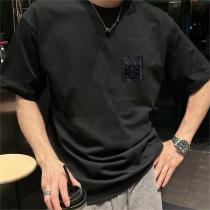ロエベ スーパーコピー Tシャツ 純綿生地 オーバーサイズ 春用 夏用 ユニセックス LOEWE
