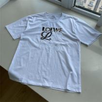 芸能人愛用 LOEWE スーパーコピー Tシャツ 刺繡 ロゴ 迷彩 柄 シンプルデザイン 2色 ロエベ