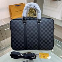 LOUIS VUITTON コピー ビジネスバッグ ポルトドキュメント ヴォヤージュPM Damier Graphite ルイヴィトン