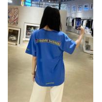 お洒落クロムハーツ 半袖tシャツCHROME HEARTS新作人気ランキング2026春夏青いオーバーサイズ