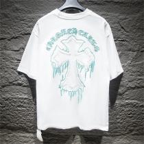 CHROME HEARTS スーパーコピー Tシャツ ロゴ 刺繍 アーティスティック 立体感 軽快 通気性 柔軟 クロムハーツ