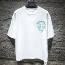 CHROME HEARTS スーパーコピー Tシャツ ロゴ 刺繍 アーティスティック 立体感 軽快 通気性 柔軟 クロムハーツ
