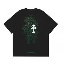 クロムハーツ コピー Tシャツ ヴィンテージ こなれ感 クロス ロゴ プリント 着心地抜群 シンプル CHROME HEARTS 