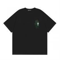 クロムハーツ コピー Tシャツ ヴィンテージ こなれ感 クロス ロゴ プリント 着心地抜群 シンプル CHROME HEARTS 