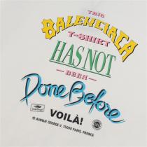 ☆2026推薦☆バレンシアガ 偽物 Ｔシャツ NOT BEEN DONE 純綿素材 快適 ロゴ プリント BALENCIAGA 