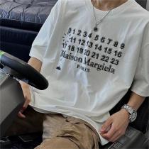 2026人気 メゾン マルジェラ 偽物 Ｔシャツ モザイク 数字 タグ ロゴ プリント柄 100%綿 Maison Margiela 
