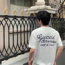 GUCC1 スーパーコピー Ｔシャツ 7251 シリーズ ロゴ 純綿 オーバーサ...