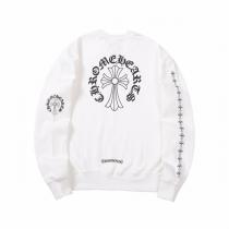 2026コレクション CHROME HEARTS コピー トレーナー ロゴ プリント柄 ユニセックス 黒 白 2色 クロムハーツ