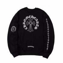 2026コレクション CHROME HEARTS コピー トレーナー ロゴ プリント柄 ユニセックス 黒 白 2色 クロムハーツ