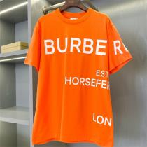 ☆2026新作登場☆BURBERRY 偽物 Tシャツ 英字 ロゴ プリント 多色 オシャレ トレンド バーバリー