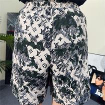 24ss LOUIS VUITTON スーパーコピー ハーフパンツ モノグラム 柄 通気性 ルイヴィトン