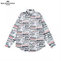 2026通気性良い BALENCIAGA スーパーコピー シャツ プリント DI...