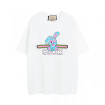 ★遊び心溢れる★GUCC1 偽物 Tシャツ コットン ジャージー プリント柄 H...