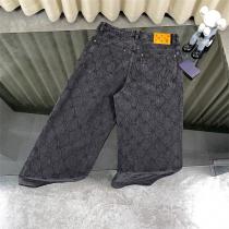 希少な柄 ルイヴィトン コピー ジーンズ 渦巻き模様 モノグラムロゴ pharrell williams x コラボ LOUIS VUITTON