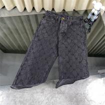希少な柄 ルイヴィトン コピー ジーンズ 渦巻き模様 モノグラムロゴ pharrell williams x コラボ LOUIS VUITTON
