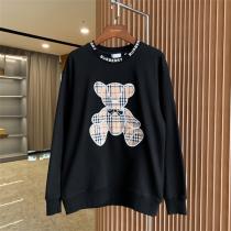 バーバリー スーパーコピー トレーナー Riccardo Tisci 熊 シリーズ 刺繍 チェック柄 ユニセックス BURBERRY