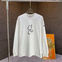 ☆ミニマルな美しさ☆モンクレール コピー 長袖Tシャツ ロゴ ワッペン シンプル スタイリッシュ MONCLER