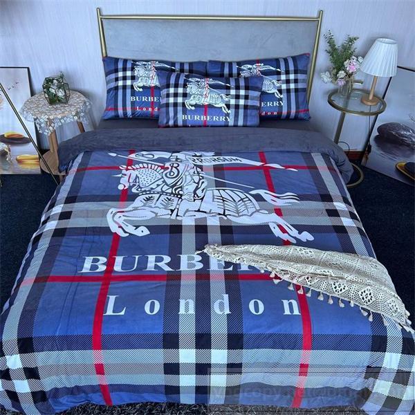 BURBERRY 偽物 寝具4点セット チェック柄 英国風エレガンスとモダンデザイン バーバリー
