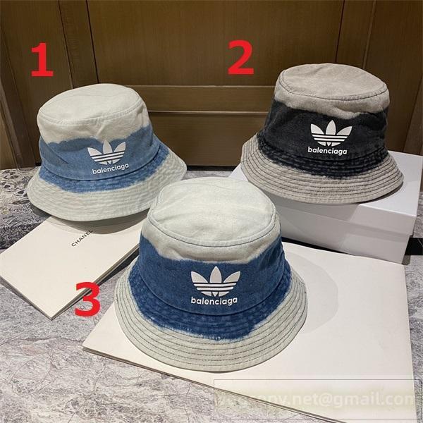 Balenciaga&adidasコラボバケットハットバレンシアガ帽子コピー個性的3色上質なアイテム2026最新作