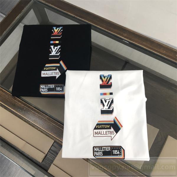 LOUIS VUITTON コピー Tシャツ ヴィンテージロゴ クラシックデザイン ルイヴィトン