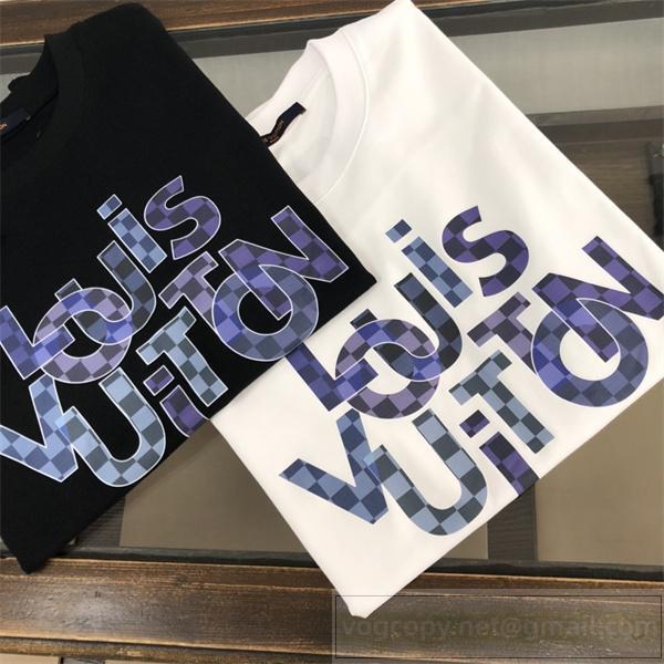 ルイヴィトン スーパーコピー Tシャツ カラフルロゴパターン モダン スタイリッシュなデザイン LOUIS VUITTON