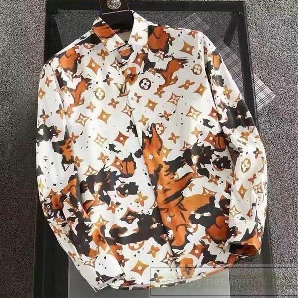 ルイヴィトン コピー シャツ モノグラム カモフラージュ柄 ラグジュアリー LOUIS VUITTON