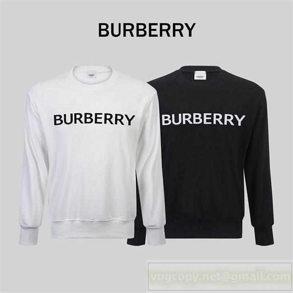 BURBERRY コピー トレーナー ロゴ刺繍 シンプル スタイリッシュ BURBERRY