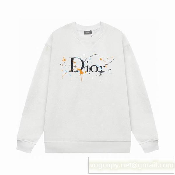 DIOR 偽物 トレーナー カラフルスプラッシュ ロゴデザインで 遊び心をプラス ディオール