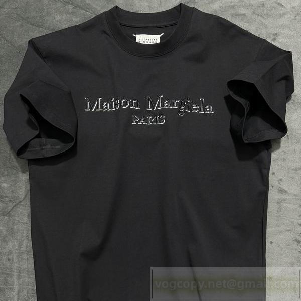 Maison Margiela スーパーコピー Tシャツ アイボリーボディ ロゴ メゾン マルジェラ