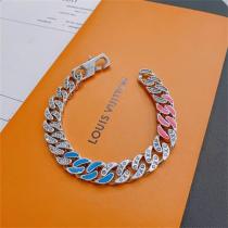 ルイヴィトン スーパーコピー ブレスレット モノグラム カラーアクセント ピンク ブルー LOUIS VUITTON