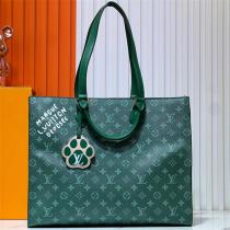 ルイヴィトン スーパーコピー トートバッグ ライトブラウンキャンバス モノグラム 手書き風 LOUIS VUITTON