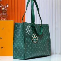 ルイヴィトン スーパーコピー トートバッグ ライトブラウンキャンバス モノグラム 手書き風 LOUIS VUITTON