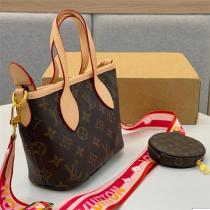 LOUIS VUITTON コピー ハンドバッグ モノグラム キャメルレザー コンパクト ルイヴィトン