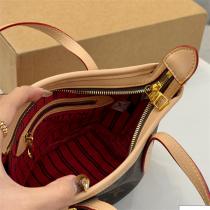 LOUIS VUITTON コピー ハンドバッグ モノグラム キャメルレザー コンパクト ルイヴィトン