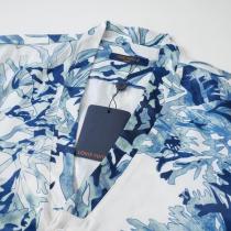 LOUIS VUITTON 偽物 ジャケット ブルー フローラル モノグラム 素材感 自然の要素 ルイヴィトン