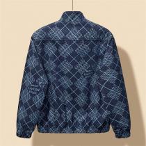 LOUIS VUITTON スーパーコピー ジャケット ブラック モノグラム エンボス 上品な エレガンス ルイヴィトン