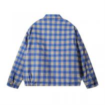 Stussy スーパーコピー ジャケット ブルー×ベージュ チェック柄 カジュアル&洗練 ステューシー