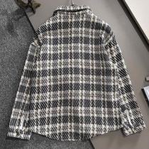Yves Saint Laurent コピー ジャケット ブラック×ホワイト チェック柄 エレガント&シンプル イヴ・サンローラン