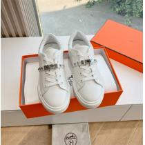 HERMES 2026春夏☆エルメス スニーカーコピーbouncingシリーズメンズファッションお洒落ホワイト靴
