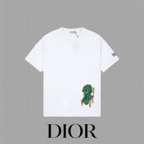 DIOR スーパーコピー Tシャツ ロゴとキャラクター刺繍 洗練された遊び心あるデザイン ディオール