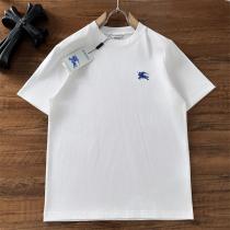 BURBERRY スーパーコピー Tシャツ 騎士刺繍 スタイリッシュなブラック＆ホワイト カジュアルでも高級感 バーバリー
