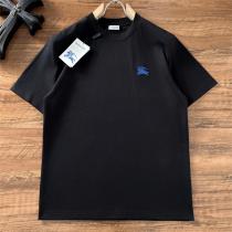 BURBERRY スーパーコピー Tシャツ 騎士刺繍 スタイリッシュなブラック＆ホワイト カジュアルでも高級感 バーバリー