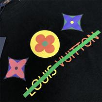 ルイヴィトン 偽物 Tシャツ モノグラムアート フラワー ジオメトリック デザイン LOUIS VUITTON
