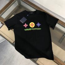 ルイヴィトン 偽物 Tシャツ モノグラムアート フラワー ジオメトリック デザイン LOUIS VUITTON