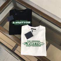 LOUIS VUITTON スーパーコピー Tシャツ 伝統 クラフトマンシップ 強調 ロゴ シンプル デザイン ルイヴィトン