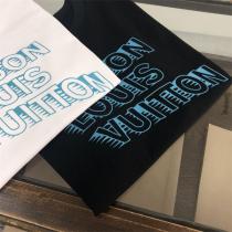 ルイヴィトン コピー Tシャツ MAISON ロゴ＆鮮やかなブルーのデザイン LOUIS VUITTON
