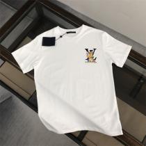 ルイヴィトン コピー Tシャツ MAISON ロゴ＆鮮やかなブルーのデザイン LOUIS VUITTON